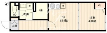 ラクラス三軒茶屋 105 間取り図