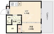 ラクラス三軒茶屋 402 間取り図