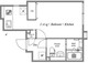パセオ武蔵小山2 203 間取り図