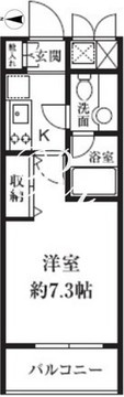 HF東新宿レジデンス 601 間取り図