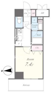 グランククナ 505 間取り図