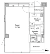 エルスタンザ代官山 1202 間取り図