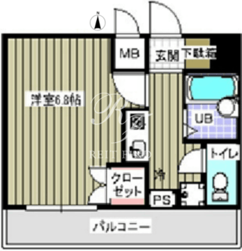 レジディア木場 1111 間取り図