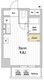 エスモア銀座イースト 1002 間取り図