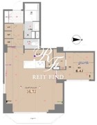 ドゥーエ東池袋 1103 間取り図