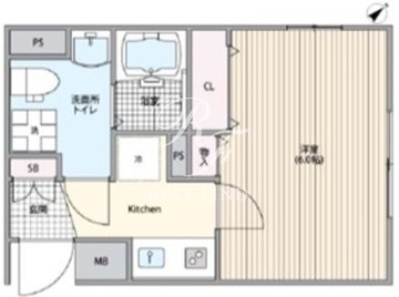 エルファーロ目黒1 101 間取り図