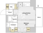 プライムアーバン西日暮里フロント 402 間取り図