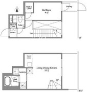 イプセ代々木上原 102 間取り図
