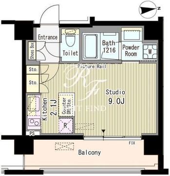 ルーエ渋谷神山町 501 間取り図