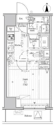 プレミアムキューブG市谷甲良町 502 間取り図