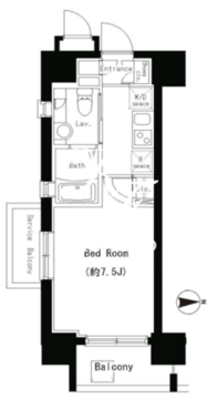 パークキューブ大井町 905 間取り図