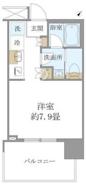 ブリリアタワー浜離宮 7F-01 間取り図