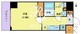 レジディア北品川 1508 間取り図