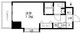 レジディア北品川 1307 間取り図