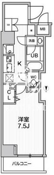 グランド神楽坂 308 間取り図