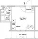 プライムアーバン西早稲田 502 間取り図