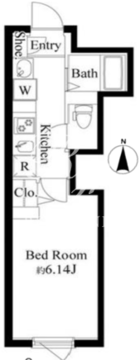 エルファーロ三軒茶屋2 203 間取り図