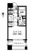 レジディア市ヶ谷 203 間取り図