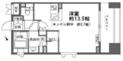 カスタリア大森 604 間取り図