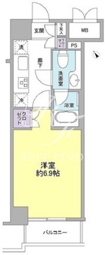 コンフォリア三宿 402 間取り図