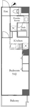 六本木ビュータワー 1108 間取り図