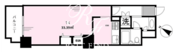 六本木ビュータワー 1108 間取り図