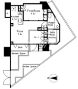 ＭＦＰＲコート目黒南 101 間取り図
