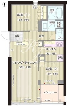 ガーデニエール砧ウエスト 512 間取り図