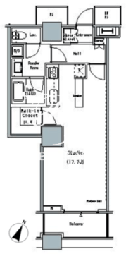 ザ東京タワーズミッドタワー 2505 間取り図