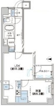 Gate127 302 間取り図