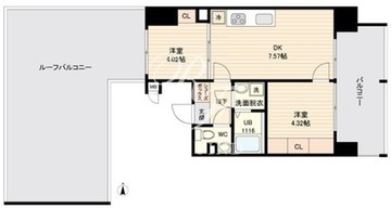 オープンブルーム品川南大井 1402 間取り図