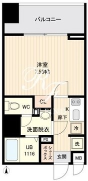 オープンブルーム品川南大井 301 間取り図