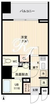 オープンブルーム品川南大井 1101 間取り図