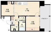 オープンブルーム品川南大井 1204 間取り図