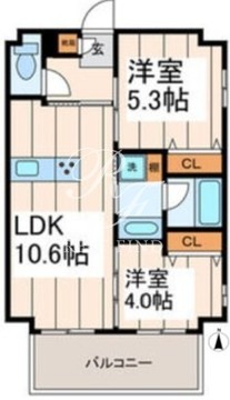 フロントコート両国 602 間取り図