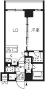 ハーモニーレジデンスグローバルキャピタル 1202 間取り図