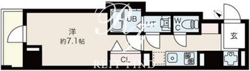 グランジット月島 601 間取り図