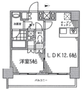 カスタリア門前仲町2 301 間取り図