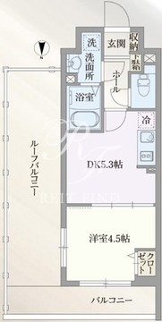 ルネサンスコート自由が丘 501 間取り図