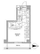ザ・パークハビオ神泉 302 間取り図