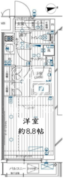 レガリス用賀 604 間取り図