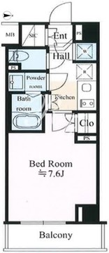 テラス都立大学 210 間取り図