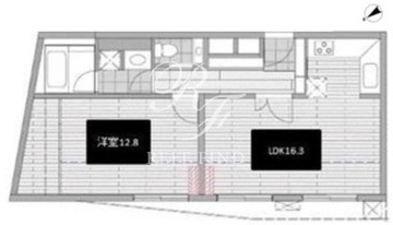 カスタリア西麻布霞町 104 間取り図