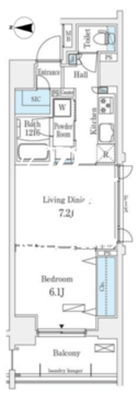 アーバンプレミア秋葉原 1004 間取り図