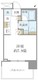 ブリリアタワー浜離宮 1417 間取り図