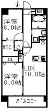 プライムアーバン千駄木 501 間取り図