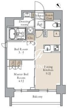 グランカーサ三ノ輪2 605 間取り図