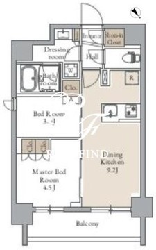 グランカーサ三ノ輪2 805 間取り図