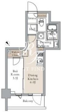 グランカーサ三ノ輪2 405 間取り図