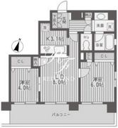 レジディア両国 803 間取り図